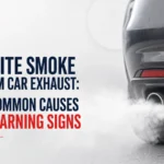 White Smoke From Car Exhaust: 7 Common Causes & Warning Signs