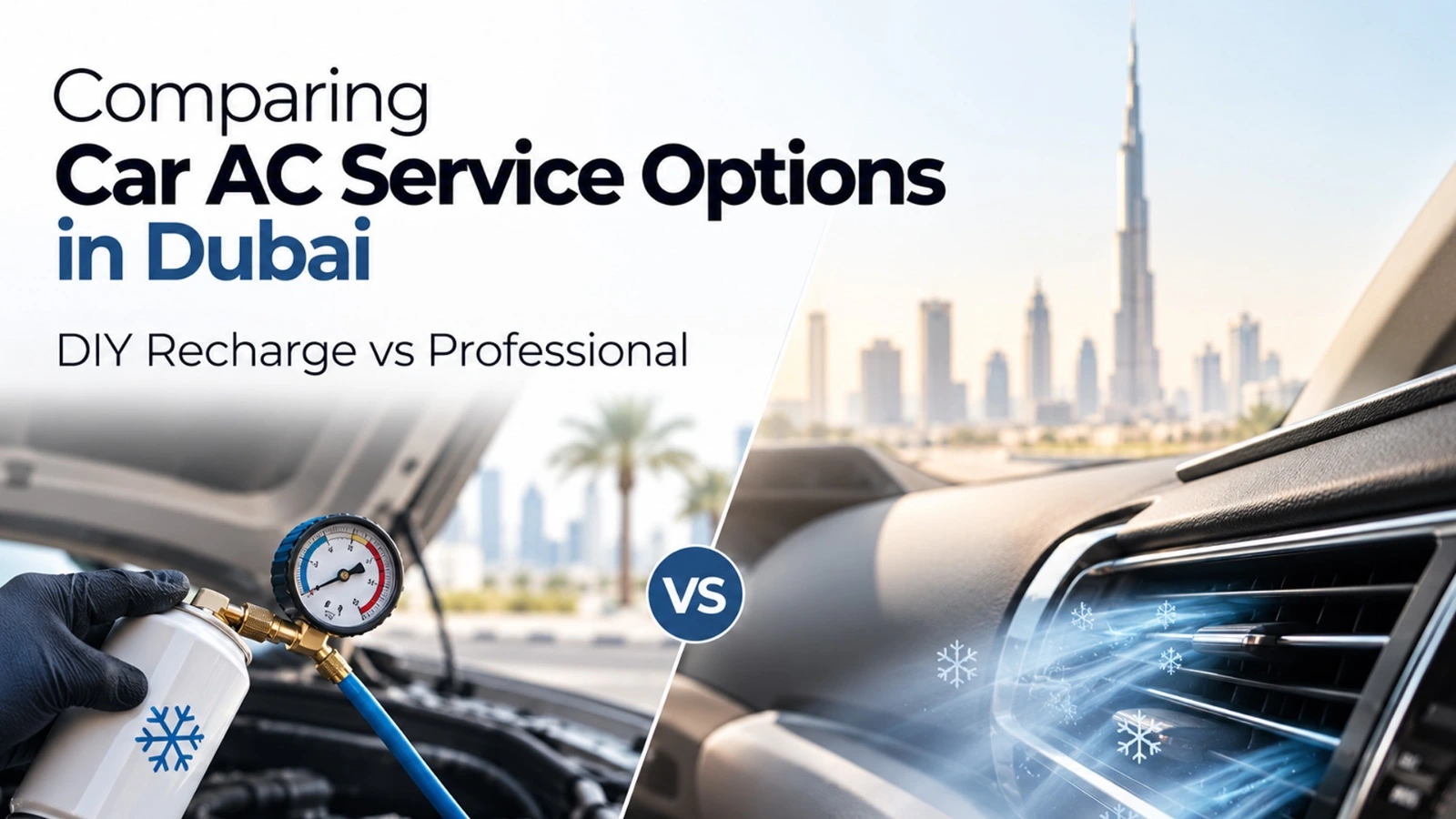 Comparing Car AC Service Options in Dubai | DIY vs Professional